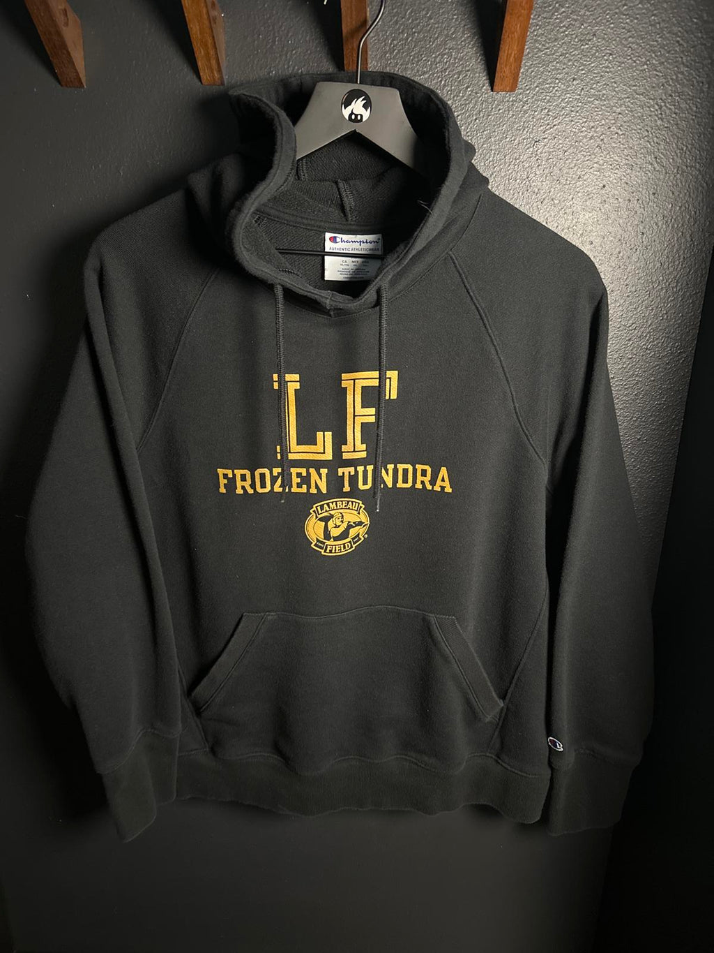 Champion Lambeau Field Frozen Tundra Hoodie - Black