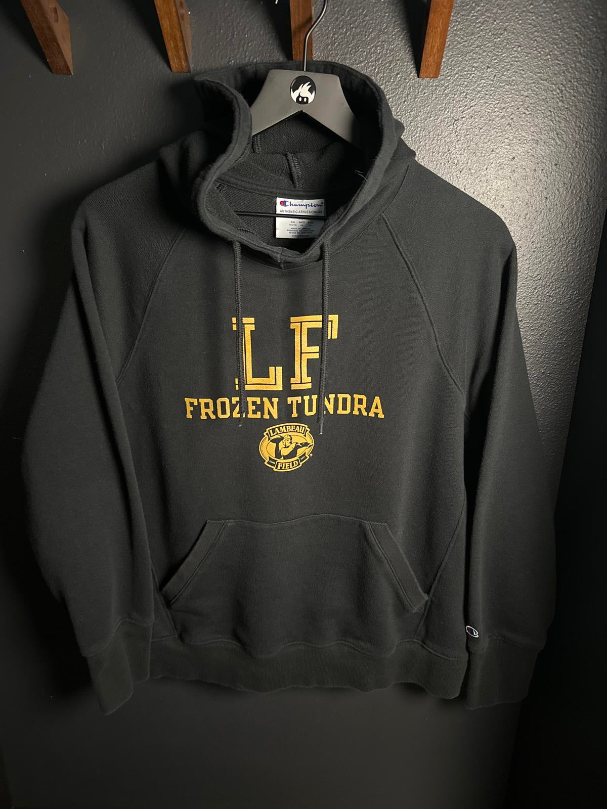 Champion Lambeau Field Frozen Tundra Hoodie - Black