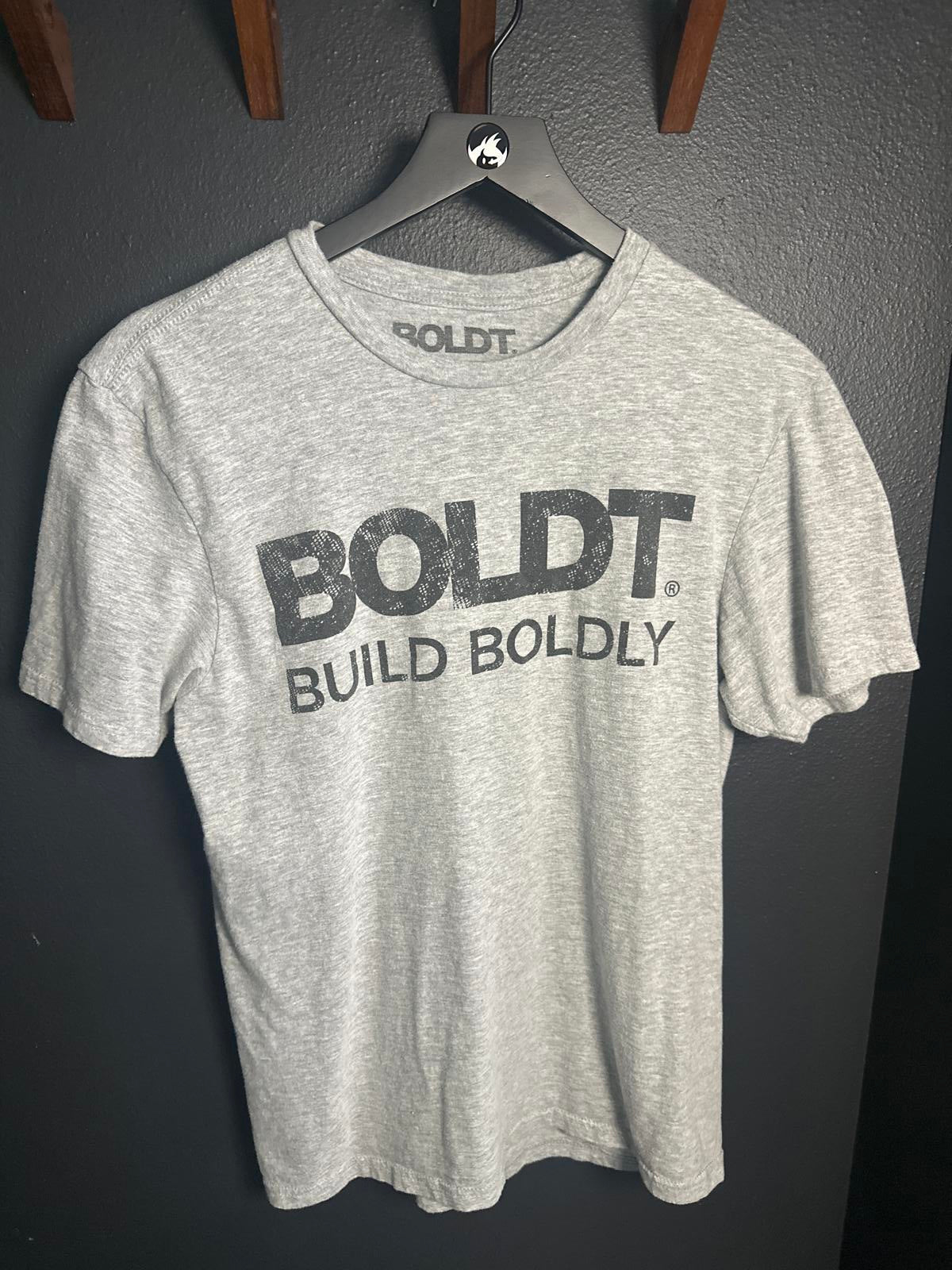 BOLDT Build Boldly Grey Graphic T-Shirt - Size Medium