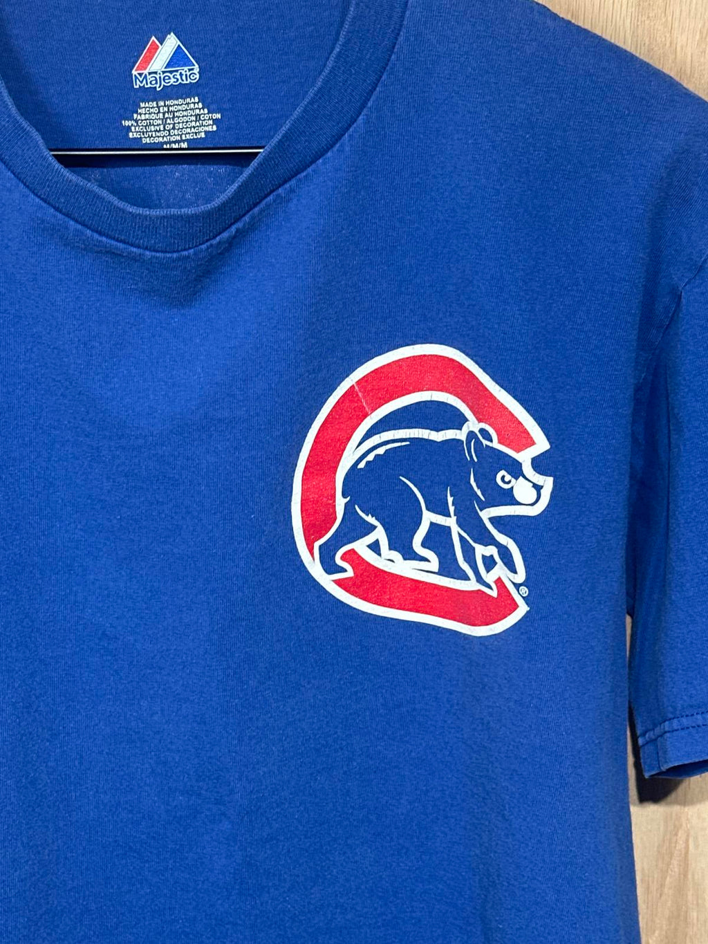 Majestic Chicago Cubs Blue T-Shirt Rizzo #44