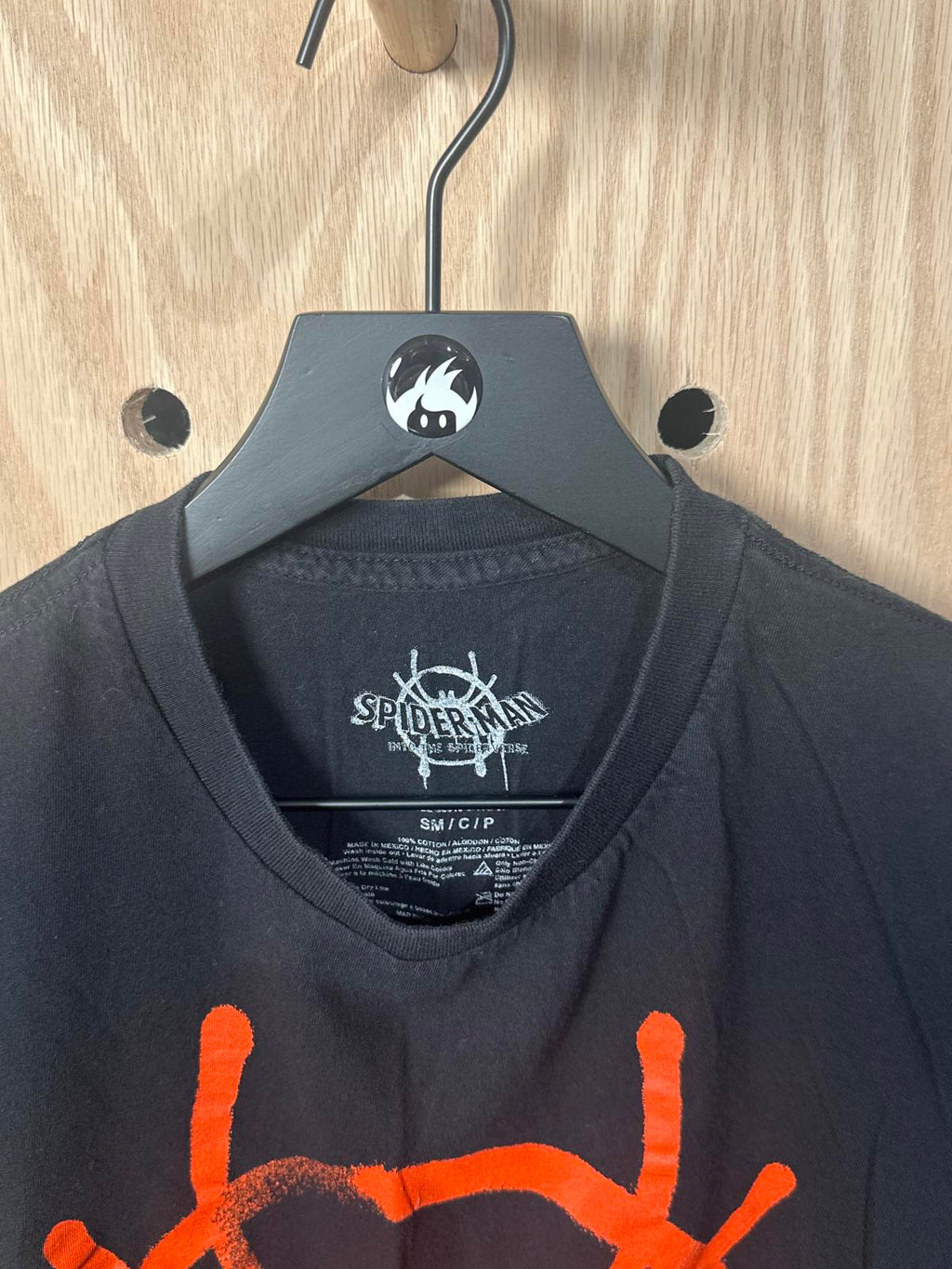 Spider-Man Black T-Shirt with Red Spider Logo