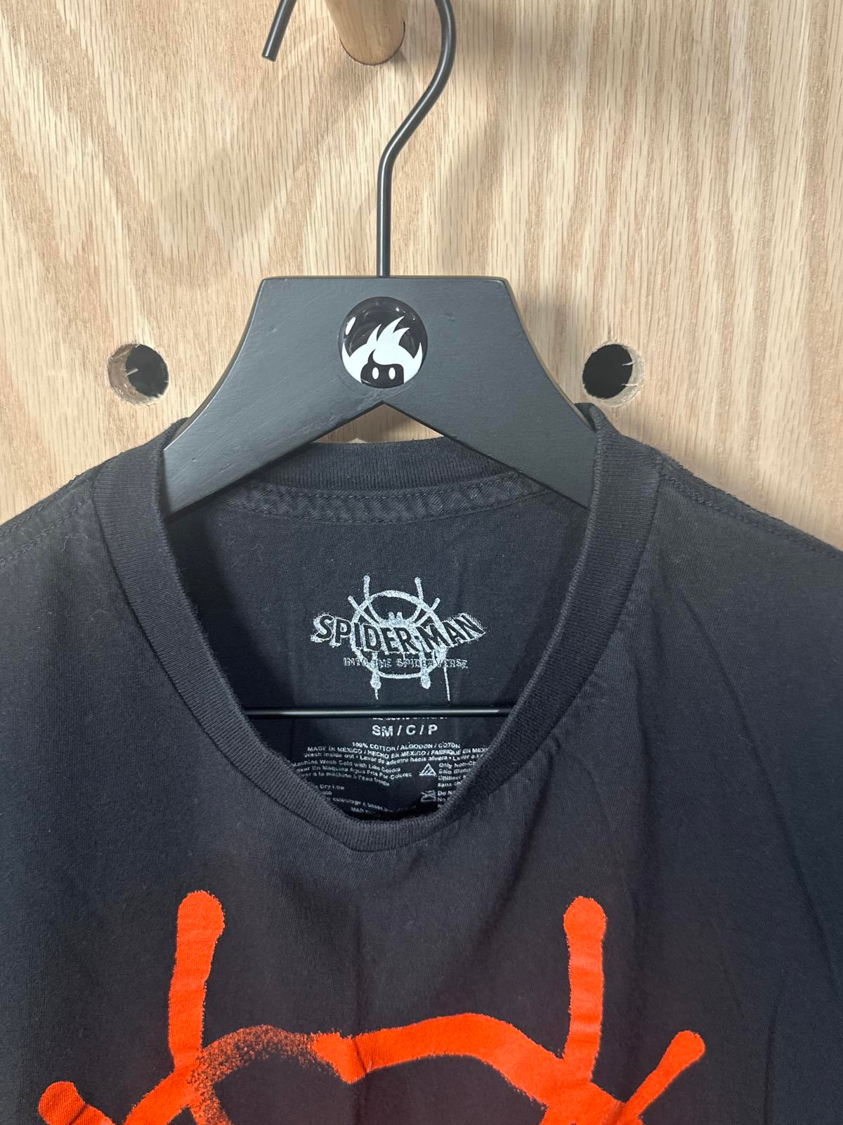 Spider-Man Black T-Shirt with Red Spider Logo
