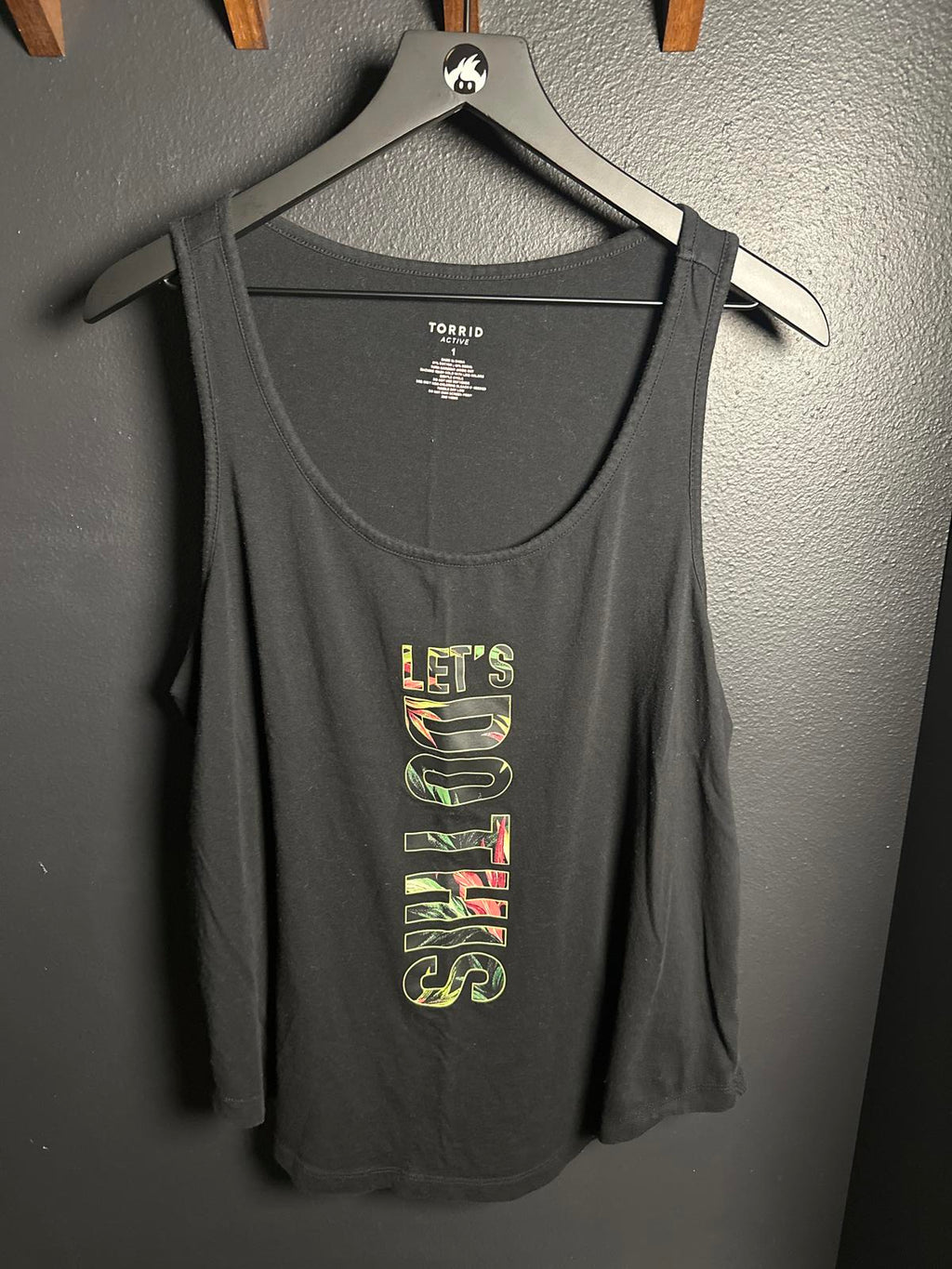 Torrid Active Let's Do This Tank Top - Black