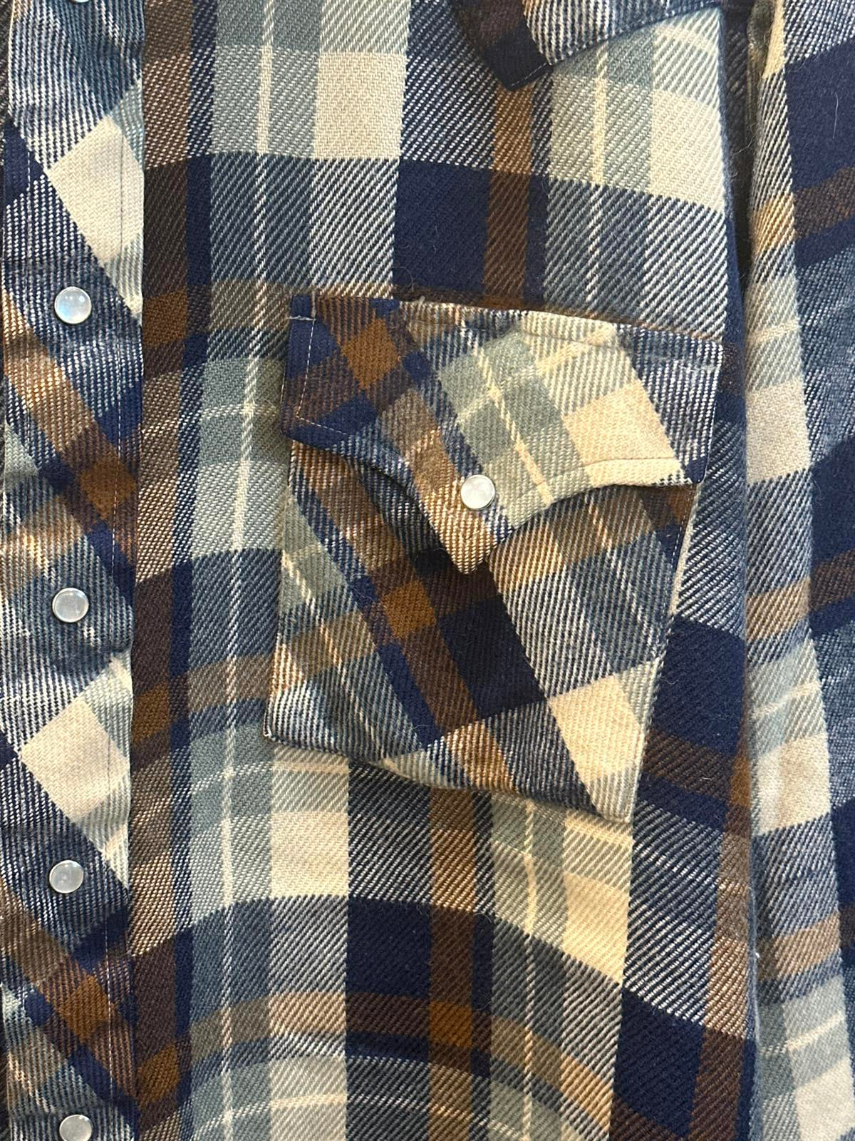 Williams Bay Men's Tall Casual Plaid Shirt