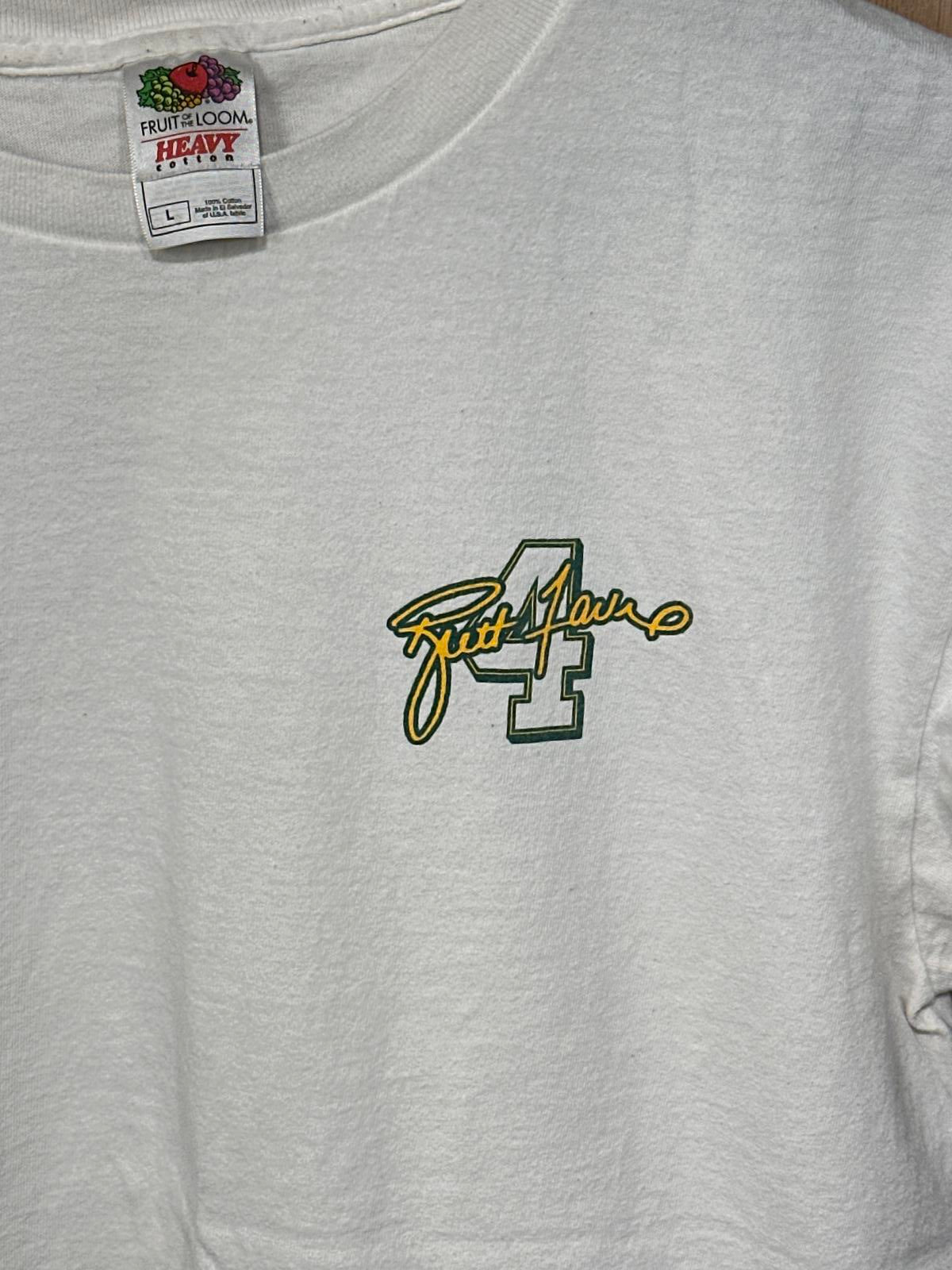 Vintage Fruit of the Loom Heavy Cotton Brett Favre Steakhouse T-Shirt