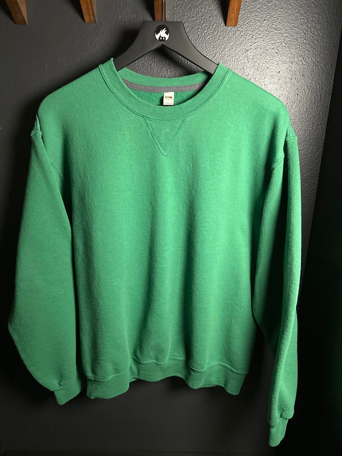 Vintage Green Crewneck Sweatshirt - Casual Comfort
