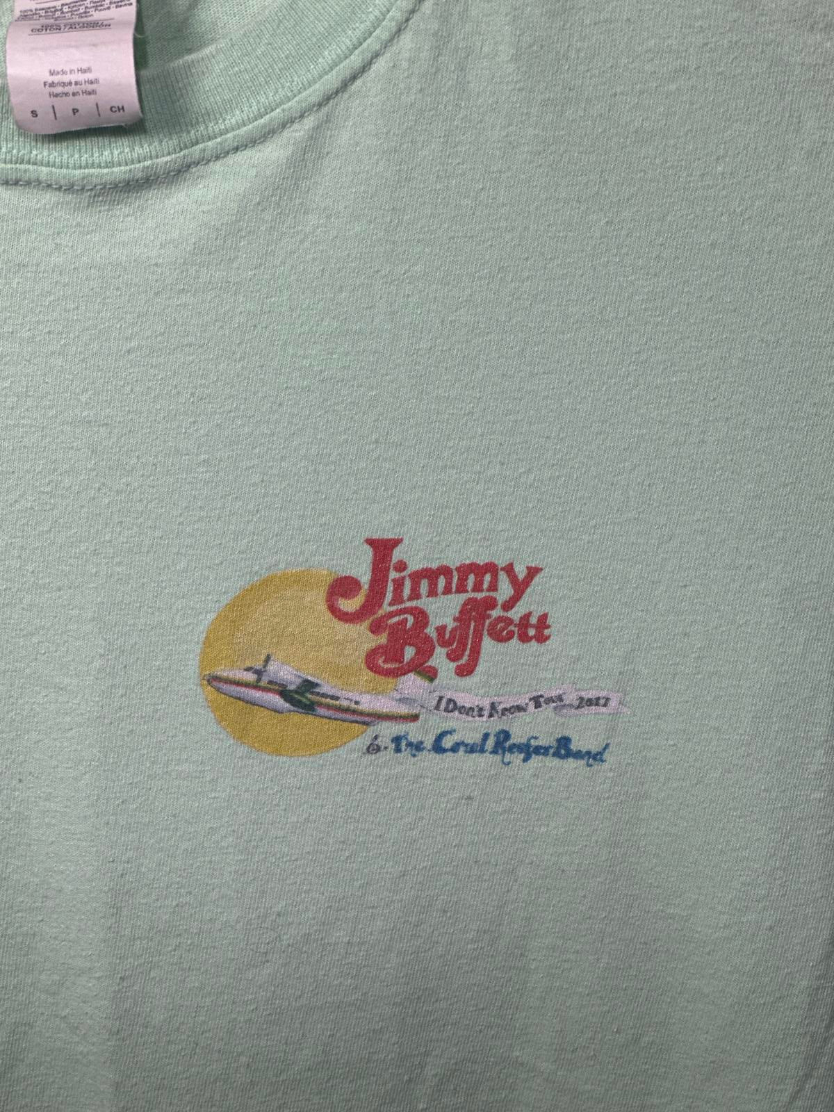 Gildan Men's Light Green Jimmy Buffett Graphic T-Shirt