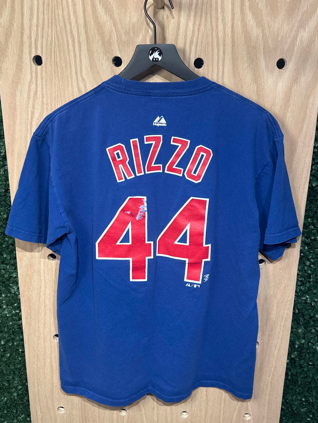 Majestic Chicago Cubs Blue T-Shirt Rizzo #44