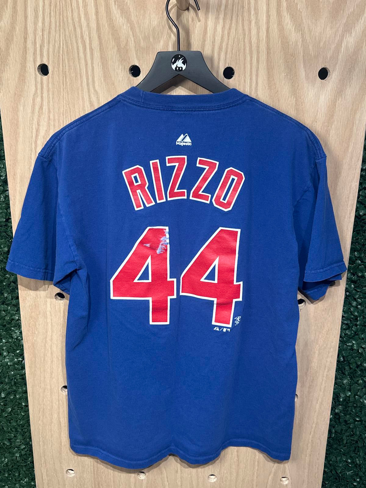 Majestic Chicago Cubs Blue T-Shirt Rizzo #44