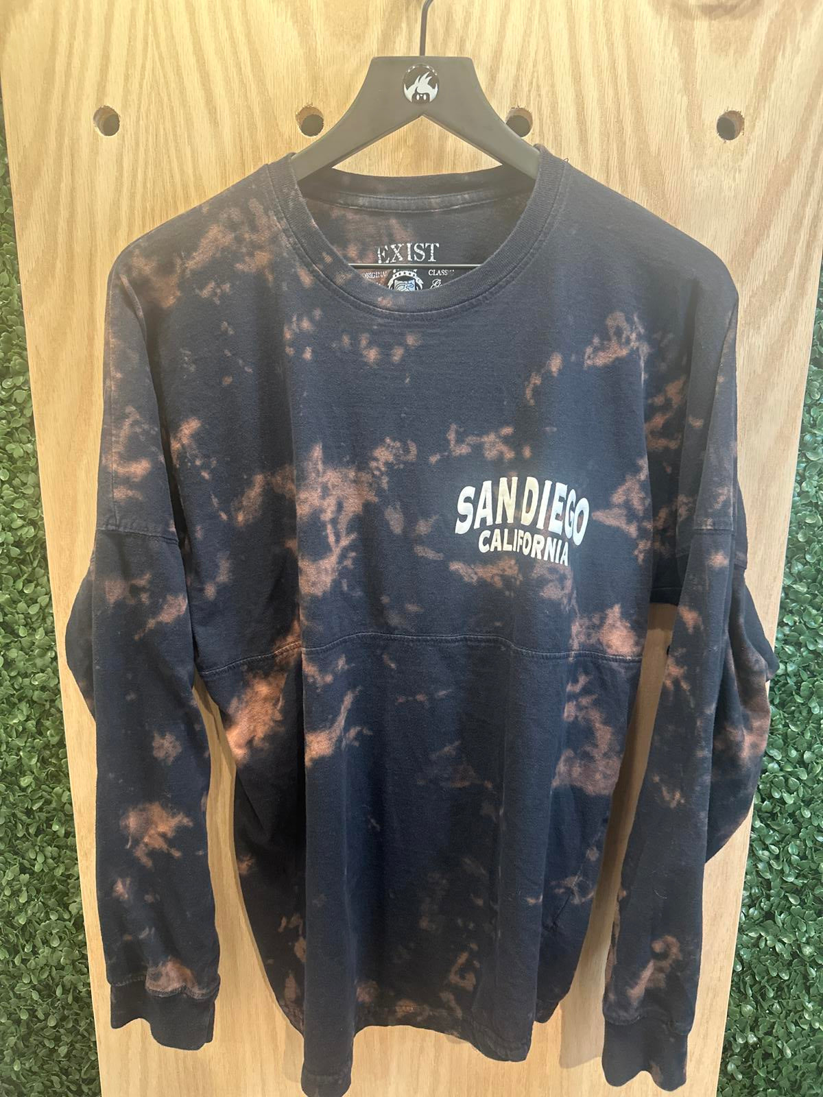 Exist Tie-Dye San Diego California Woman's Long Sleeve T-Shirt