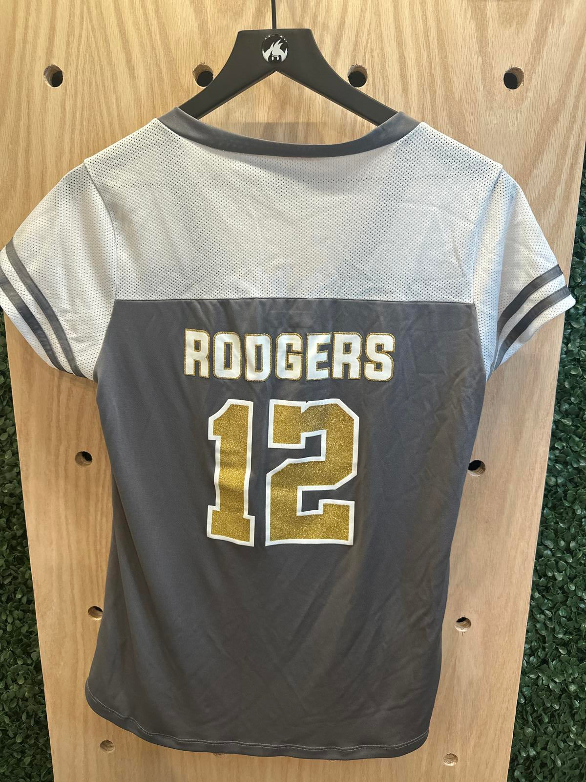 Green Bay Packers Women's #12 Rodgers Jersey Size L/G