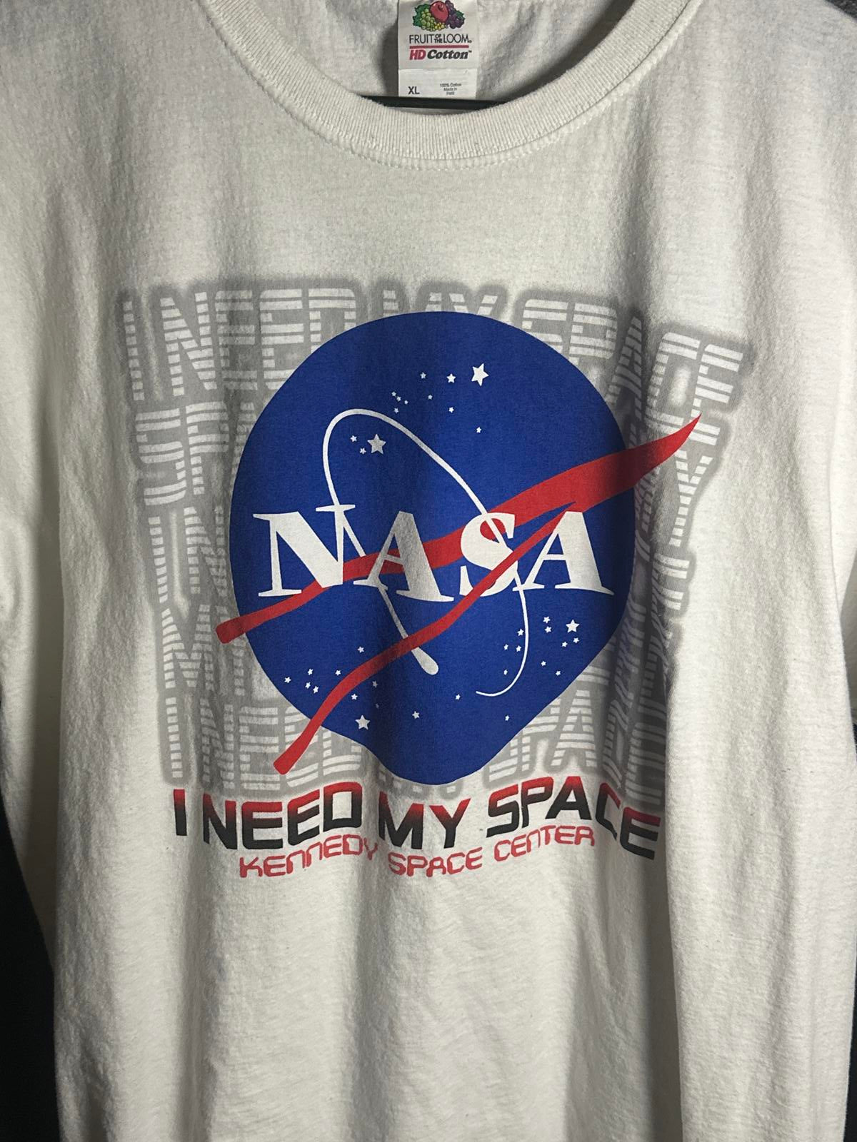 NASA Graphic White Short Sleeve T-Shirt XL