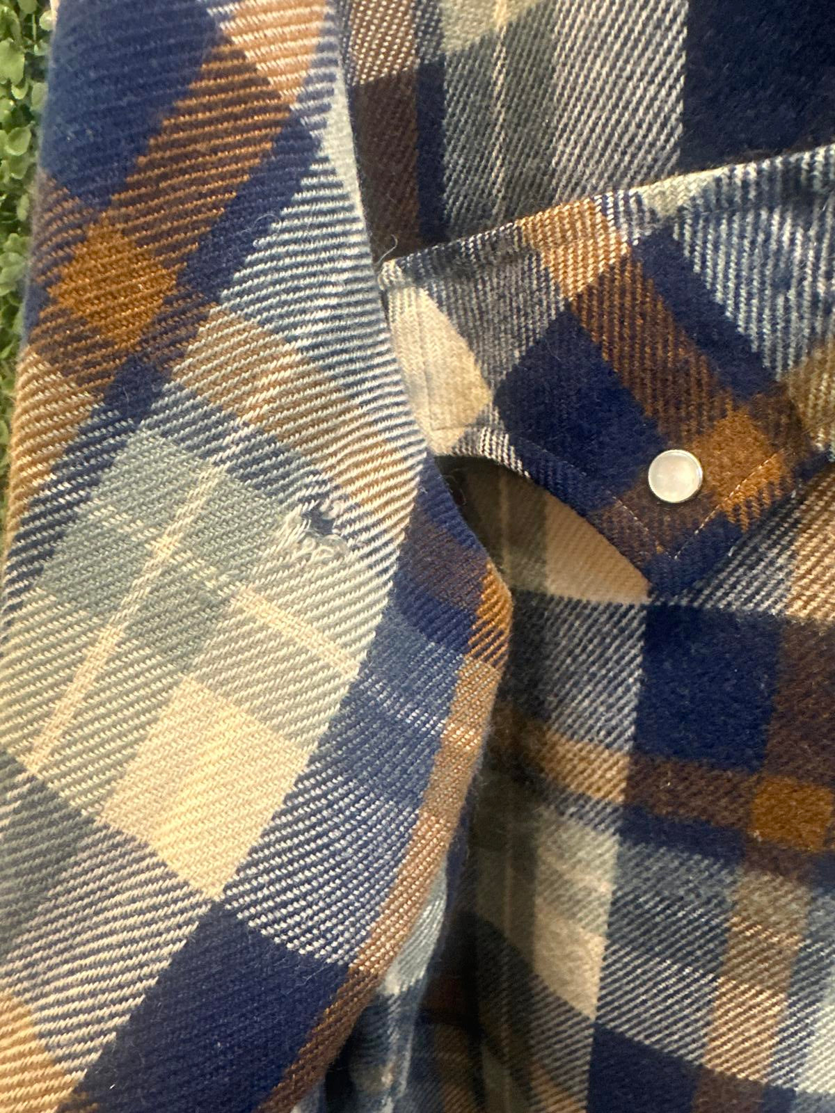 Williams Bay Men's Tall Casual Plaid Shirt
