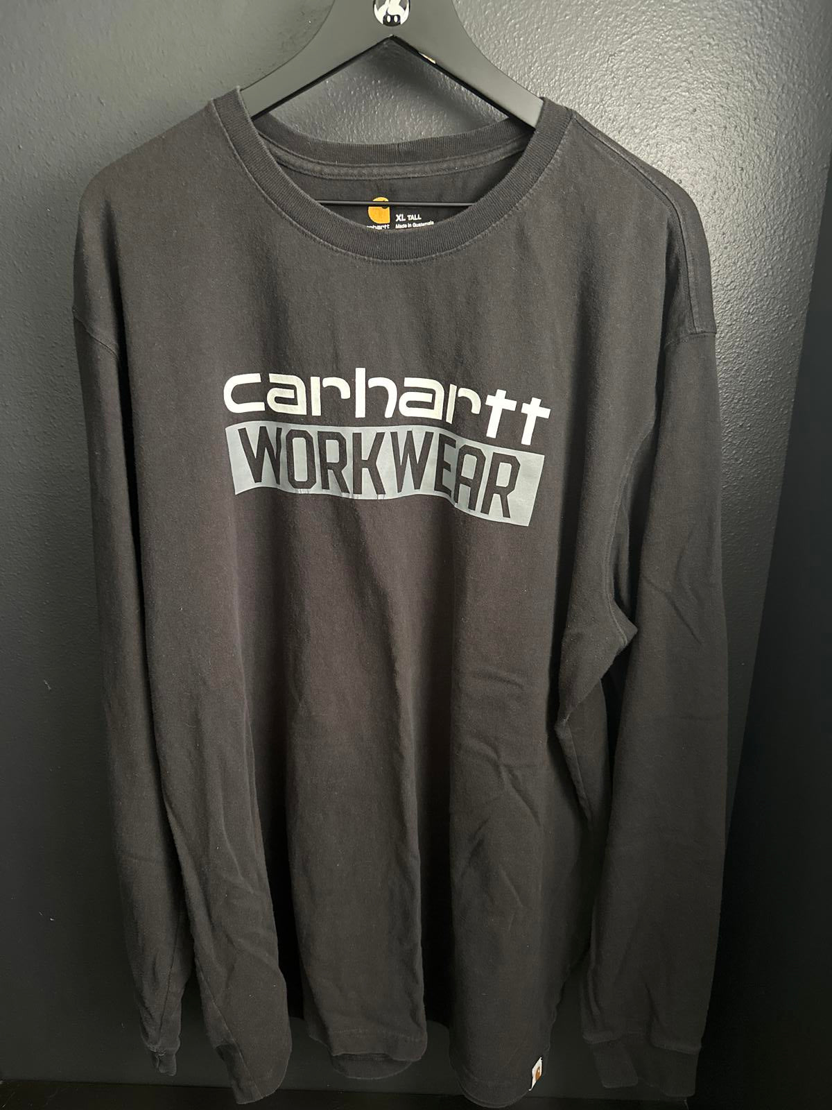 Carhartt Long Sleeve Workwear T-Shirt - XL Tall - Black