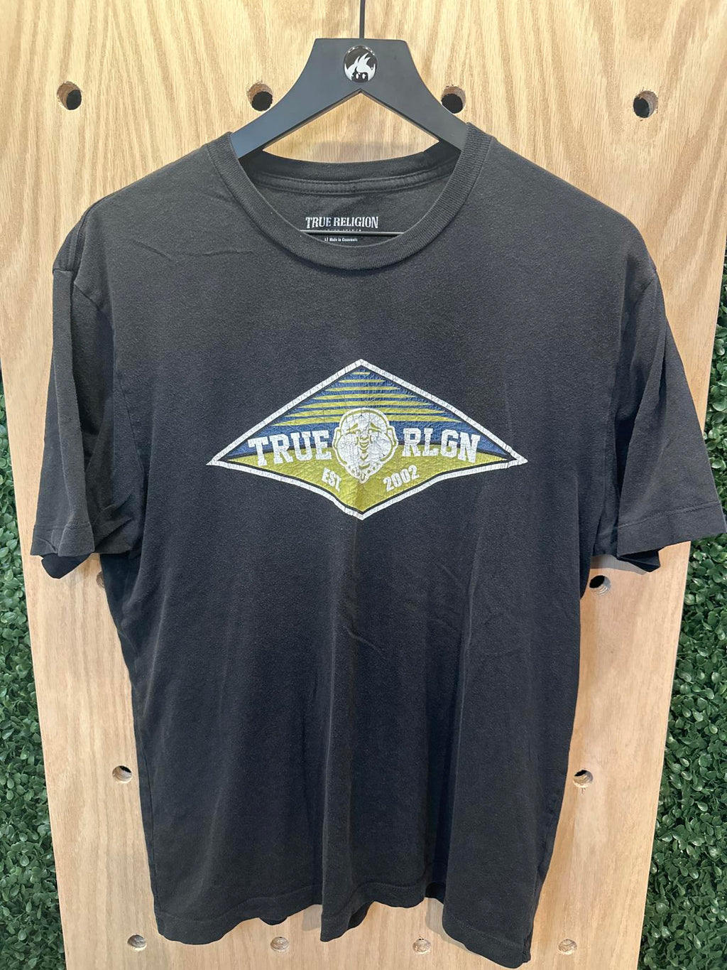 True Religion Black Graphic Logo T-Shirt
