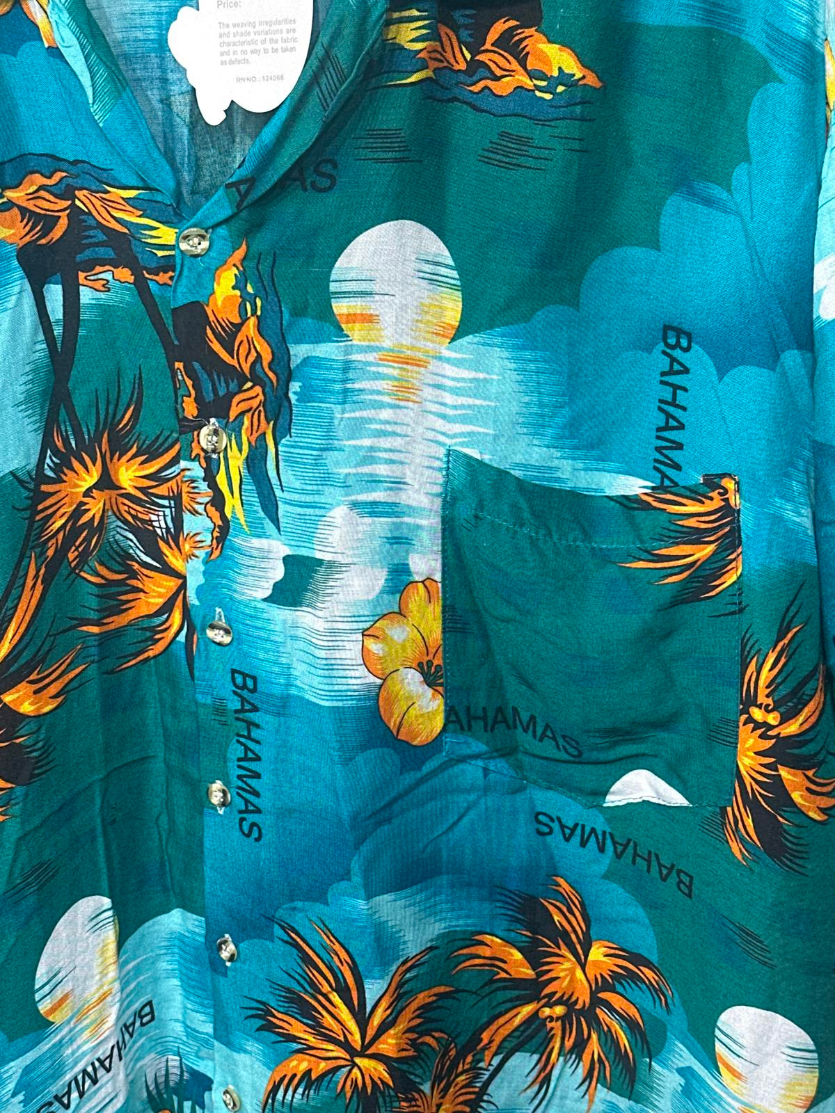 Shoreline Men's Bahamas Shirt Size 3XL Tropical Print