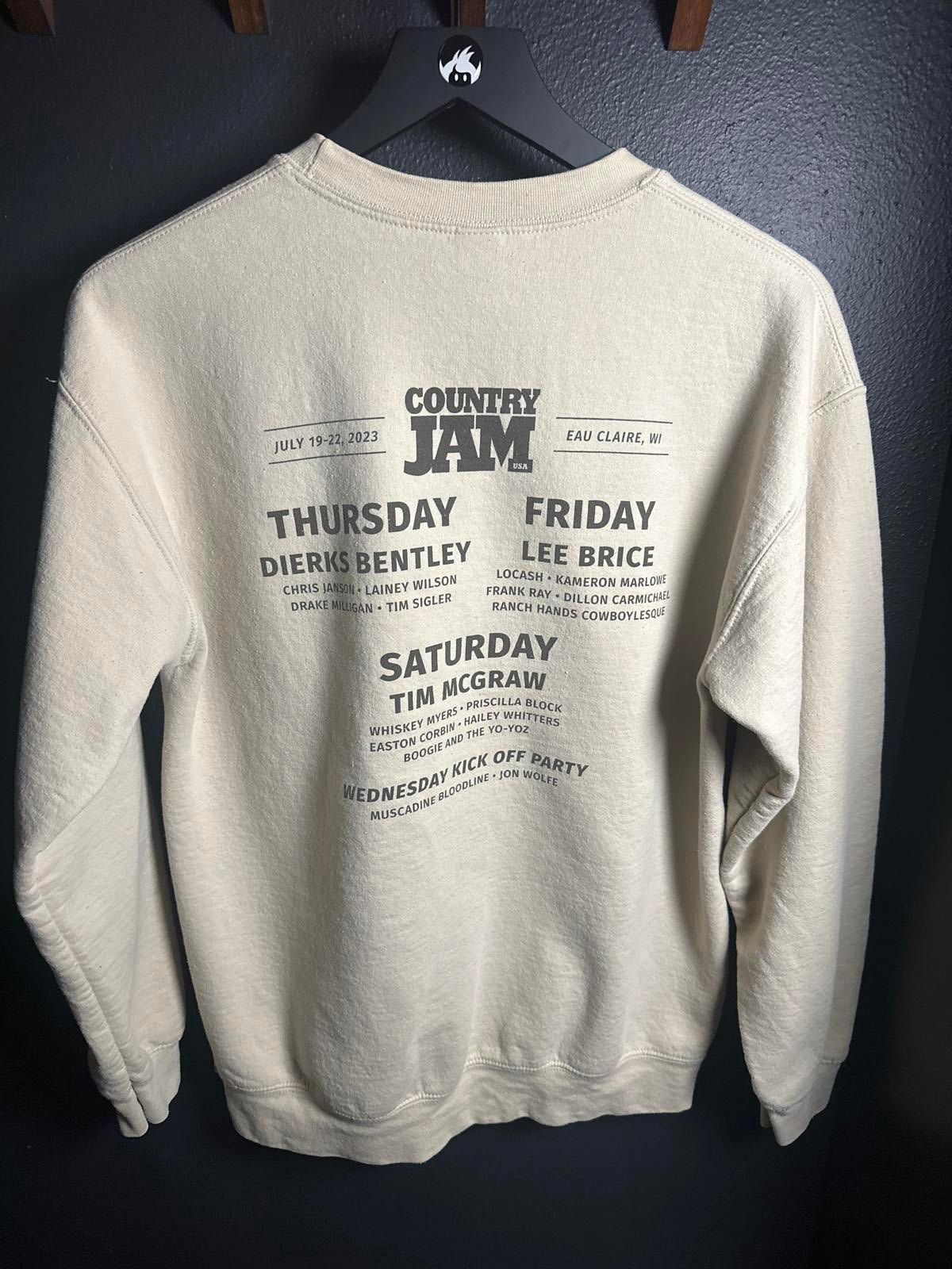 Gildan Country Jam Music Festival Sweatshirt - Eau Claire, WI 2023