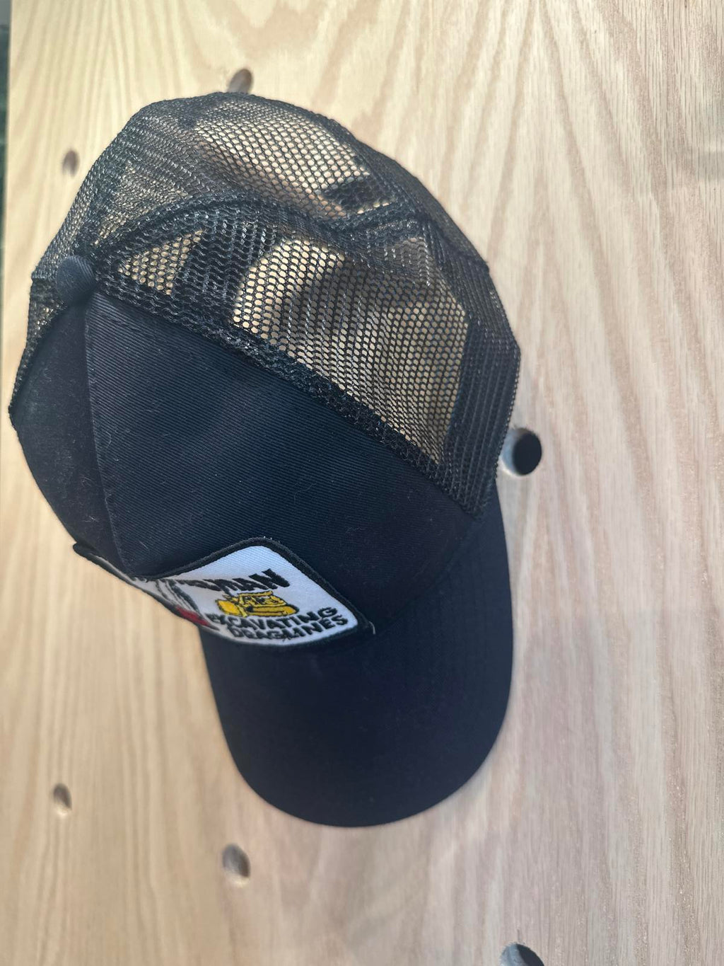 Henkelman Excavating Draglines Black Mesh Baseball Cap