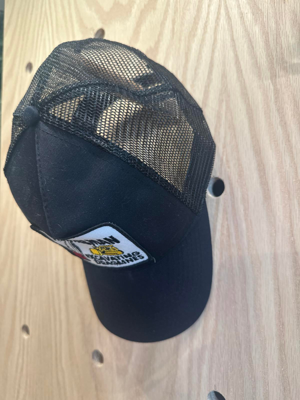 Henkelman Excavating Draglines Black Mesh Baseball Cap
