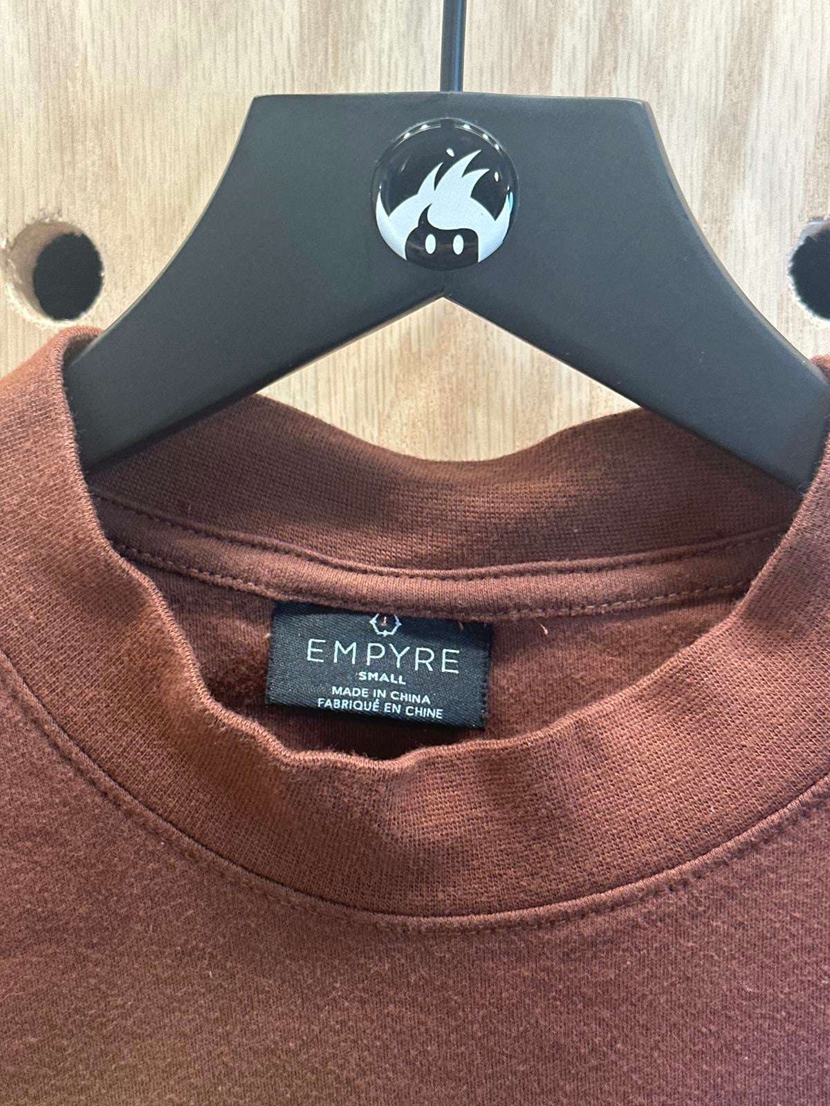 Empyre Brown Long Sleeve Shirt with Graphic Print