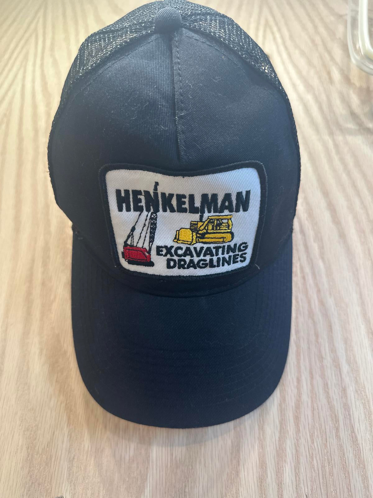 Henkelman Excavating Draglines Black Mesh Baseball Cap