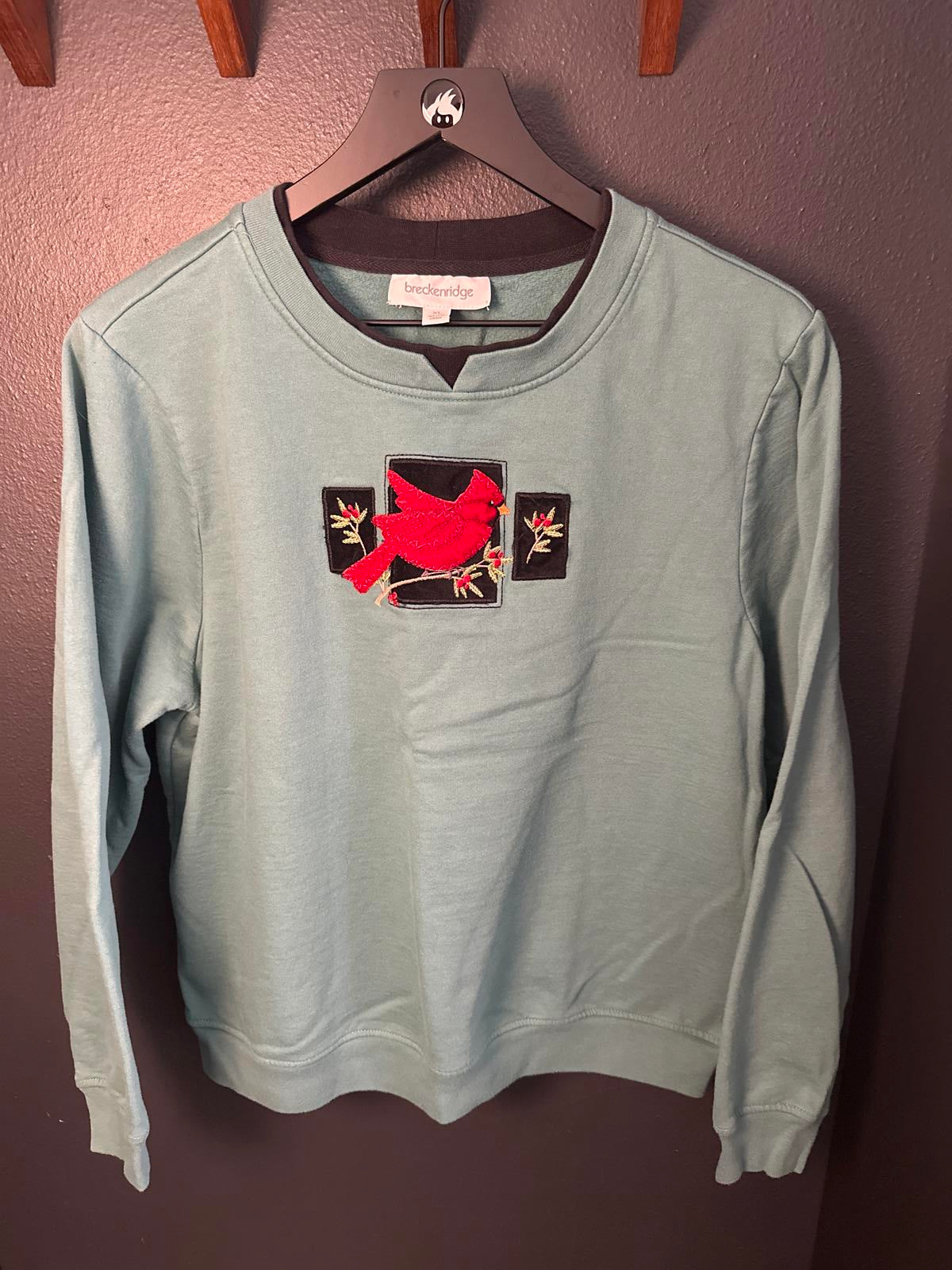Breckenridge Embroidered Cardinal Sweatshirt - XL
